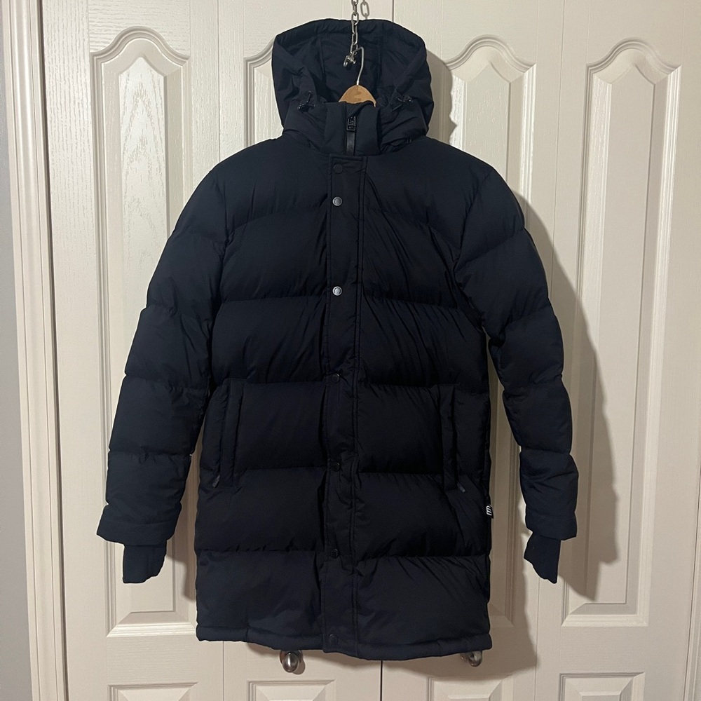 Women’s Aritzia Super Puff Midi Puffer Jacket Black Sz. S